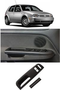 ฝาครอบสวิตช์กระจกหน้าต่าง สีดำ ด้านหน้าซ้าย สำหรับใช้กับรถยนต์ VW Golf MK4 Jetta Bora Passat B5 MK4 OEM 3B1867171D - Product Image 2