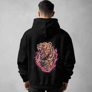 เสื้อฮู้ดดี้ผ้าฟลีซ PC 350 GSM แบรนด์ใหม่จาก Trendy Rabbit สำหรับผู้ชาย ราคาขายส่งแบบกำหนดเองได้ - Product Image 2