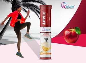 Fournisseur direct d'usine Raskam effervescent comprimés de vinaigre de cidre de pomme suppléments à base de plantes santé intestinale soutien immunitaire digestif - Product Image 4