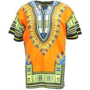 Gamme complète de chemises Dashiki imprimées CRAFTSHUB 100% coton, légères, respirantes, unisexes, vêtements africains pour adultes, best-sellers - Product Image 1