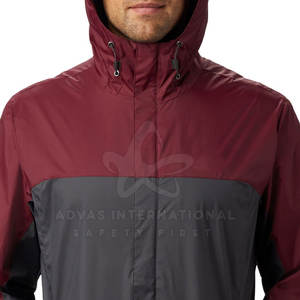 Veste de ski imperméable et respirante pour hommes, fermeture à glissière, conception personnalisée OEM, isolation directe en laine polyester/nylon, vente en gros - Product Image 3
