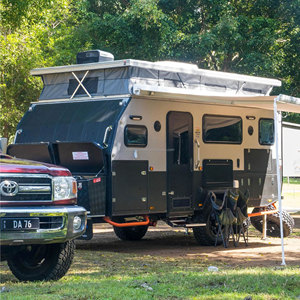 Caravane de camping tout-terrain 5 places au design durable et compact pour des aventures de camping en plein air - Product Image 3