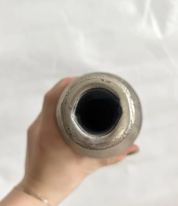 Base de Pedestal Tradicional de Lujo para Servir Alimentos, Florero Decorativo para Bodas con Acabado Plateado de Aluminio, Alta Calidad - Product Image 3