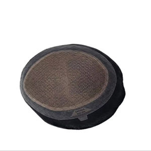 Perruque toupet Miraje Model Taz BD en cheveux humains Remy indiens avec une densité de 100%, vague profonde naturelle et vague corporelle, base en dentelle PU - Product Image 6