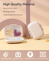 Distributeur de médicaments pliable avec 8 compartiments, boîte à pilules Portable, conteneur de rangement