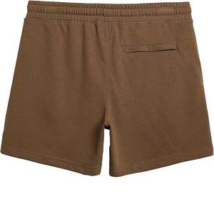 Short en coton uni à logo personnalisé pour hommes Short en molleton à taille élastique à séchage rapide avec poches du fabricant - Product Image 6