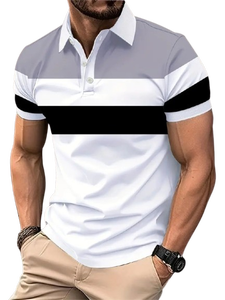 Camisetas en blanco para hombre, de diseño de gran venta camisetas polo, logotipo personalizado, poliéster, uniforme de Color sólido, Polo de Golf, Polo para hombre - Product Image 2