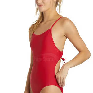 ชุดว่ายน้ำสำหรับผู้ใหญ่ของผู้หญิงชุดว่ายน้ำสีทึบทำขึ้นเองได้ - Product Image 2