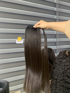 Cola de caballo 60 cm 100% pelo vietnamita crudo Color negro marrón alta calidad envío rápido desde Vietnam - Product Image 3