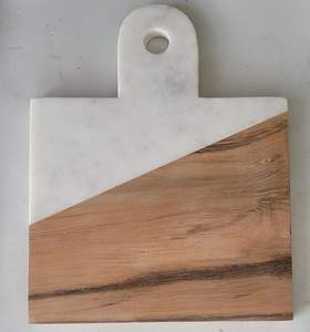 Vente chaude de bois d'acacia avec planches à découper en marbre et planches à fromage Planche à découper en bois pour ustensiles de cuisine Planche à fromage - Product Image 6