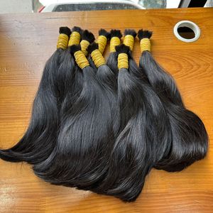 EXTENSIONS DE CHEVEUX HUMAINS VIETNAMIENS COURTS, NATURELS, DROITS, NOIRS, CRUS, DONNEUR UNIQUE - Product Image 1