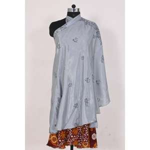 Jupe portefeuille en soie imprimée à fleurs réversible d'été Vintage léger pour femmes Festival Style Boho taille naturelle confortable - Product Image 3