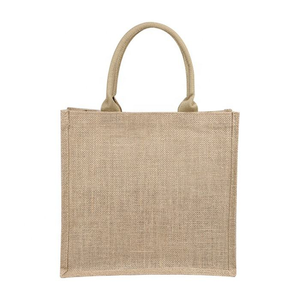Sac fourre-tout en jute rayé écologique personnalisable de qualité supérieure Sacs à provisions de transport à bandoulière écologiques pour un usage quotidien - Product Image 2