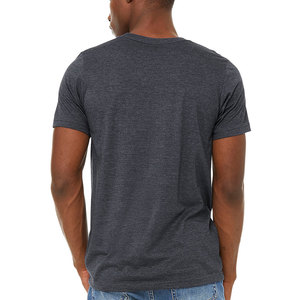 Camiseta de manga corta unisex para adultos, camiseta personalizada de alta calidad Heather True Royal, camiseta en blanco con estampado - Product Image 6