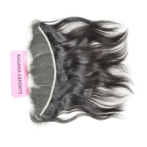 Extensions de cheveux humains indiens HD 13*4 Frontal, 100% vierges, double trame, lisses, ondulés profonds, pour femmes noires, vente en gros - Product Image 5