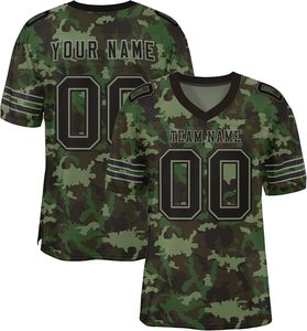 Camisetas tácticas de fútbol americano Diseño inspirado en el ejército Tela de alto rendimiento Logotipos personalizados y pedidos a granel disponibles - Product Image 5