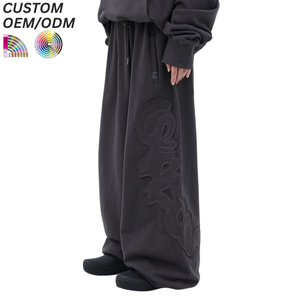 Pantalones Casuales Elásticos de Cintura Media para Hombre, Tallas Grandes, 100% Algodón, Cierre con Cordón en la Parte Delantera, Logotipo Personalizado, Suministro al por Mayor OEM/ODM - Product Image 4