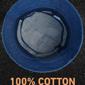 Sombrero de Pescador Liso de Algodón para Protección Solar al Aire Libre, Bordado Personalizado, Fabricante OEM, Suministro al por Mayor para Pedidos a Granel - Product Image 3