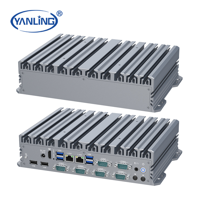 New Dual Gigabit LAN 6COM HD SSD/HDD Small PC Box I5 Machine Vision Medical Automation DDR3 SATA Fanless Embedded Industrial