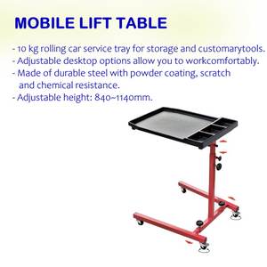 ADJUSTABLE ROLLING <b>WORK</b> <b>TABLE</b> - Product Image 4