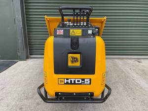 Mini-dumper JCB HTD05 robuste avec chargeur frontal, moteur diesel, benne hydraulique pour chantier, en stock, livraison rapide - Product Image 4