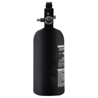 Bouteille HPA en aluminium 62ci 4500psi pour réservoir 3000psi, sortie réglable, double disque de sécurité, manomètre 5000psi, certifiée CE/DOT