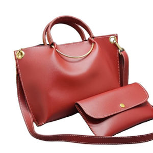 กระเป๋าสะพายไหล่หนัง PU สำหรับผู้หญิงคุณภาพใหม่กระเป๋าถือแฟชั่นคลาสสิกมีสายสะพายไหล่สำหรับสาวออฟฟิศ - Product Image 1