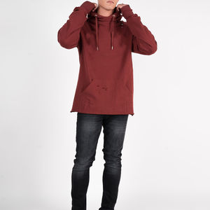 Sudadera con Capucha de Forro Polar para Hombre, Estilo Personalizado OEM, Corte Regular, Teñido Liso, Estilo Hip Hop Urbano, Invierno, Logotipo Personalizado, 100% Orgánico - Product Image 5