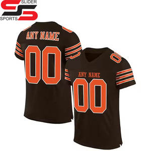 Nouveaux styles de maillots de football américain pour hommes et femmes, maillot brodé personnalisé, taille américaine - Product Image 1