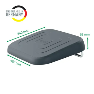 Poggiapiedi da scrivania regolabile, 80 % di plastica riciclata - Product Image 1