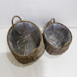 Artex Dong Thap Factory Handmade Wicker Storage <b>Basket</b> <b>with</b> <b>Lid</b> for Home Use and Decorative Kitchen Organization Solutions - Product Image 2