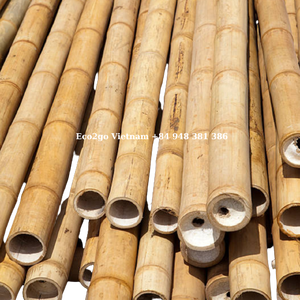 Vente en gros de poteaux de bambou Tailles personnalisées Couleur naturelle Prêt à exporter Eco2go Vietnam Durée de conservation de 2 ans Sans additifs - Product Image 5