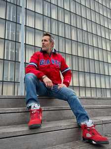 Chaqueta Bomber de Satén Personalizada con Nombre y Número de Equipo, Chaqueta de Béisbol de Satén Bordada en Lote para Hombre, MOQ Bajo - Product Image 4