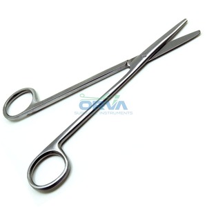 Porte-aiguilles chirurgicaux manuels en acier inoxydable de 270mm certifiés CE avec pas de dentelure Instruments de ciseaux chirurgicaux de base - Product Image 2