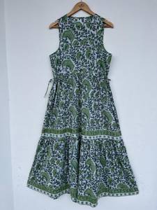 Western Cotton Maxi <b>Dresses</b> for Beach Party Women Wearing Design Straight Stylish Beach Party outfit for Women Casual Clothing - Product Image 4