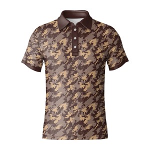 เสื้อโปโลผู้ชายสำหรับกอล์ฟ ผ้าโพลีเอสเตอร์ผสมสแปนเด็กซ์ ระบายอากาศได้ดี แห้งเร็ว ขายส่ง - Product Image 5