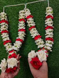 Flor de Rosa Varmala boda romántica guirnalda indio musulmán novia y novio Mala Festival fiesta necesita regalo de bienvenida para los invitados - Product Image 2