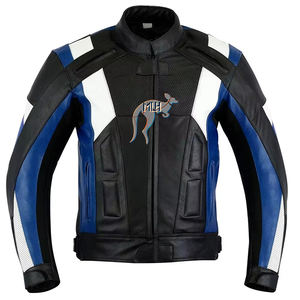 Chaquetas de Cuero para Motociclismo, Calidad Premium, Piel de Vaca Canguro, para Todas las Tallas, Hechas en Pakistán, Ropa de Motociclista, Perforadas - Product Image 2