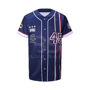 Jersey de béisbol personalizado al por mayor para la escuela, la universidad y los uniformes del equipo deportivo Jersey de béisbol de moda - Product Image 1