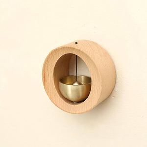 Sonnettes de porte magnétiques à fixation sur porte, en bois et cuivre, vente chaude - Product Image 2