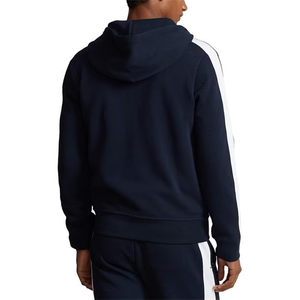 Sudadera con capucha gruesa de algodón con elegante corte holgado Sudadera con capucha clásica con bolsillos de canguro Sudadera con capucha con cremallera y logotipo personalizado - Product Image 4