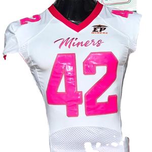 Maillot de football américain maillot de fan parent sublimation broderie grande taille support personnalisé Fabricant d'usine Pakistan - Product Image 1