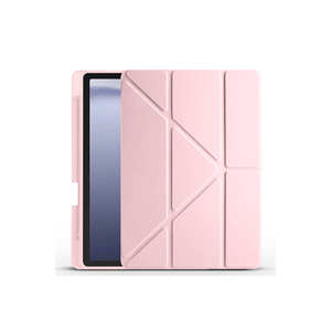 "Rose <b>Gold</b> Slim Tri-Folding Stand Case for Samsung for Galaxy Tab A9 with <b>Pen</b> Slot-Protective Tablet Cover" - Product Image 1