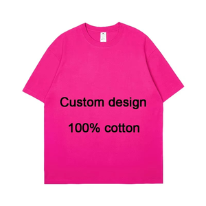 OEM <b>100</b>% Cotton Breathable Regular Fit Knitted T <b>Shirt</b> for Men Custom Logo Print Letter Pattern with <b>Polyester</b> Blend - Product Image 6