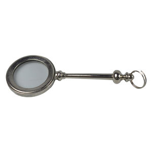 Loupe en argent plaqué royal avec un design en métal solide de qualité standard, loupe à utiliser pour les cartes, les guides et la réparation - Product Image 2