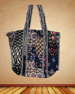 Cotton hữu cơ chần túi cho phụ nữ phong cách, bền vững Tote cho Boutique Bao bì & sử dụng hàng ngày - Product Image 6