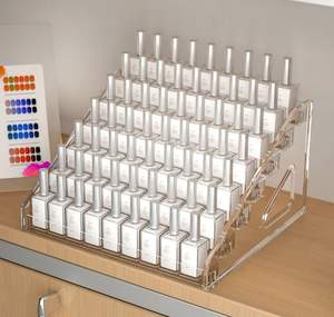 Akrilik <span class=keywords><strong>Essie</strong></span> rak tampilan cat kuku rak tampilan Multi lapisan untuk cat kuku - Product Image 6