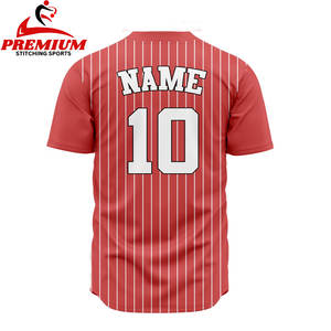 Camiseta de Béisbol de Alta Calidad al por Mayor, Uniformes de Béisbol Bordados, Jersey de Béisbol Sublimado para Hombre - Product Image 4