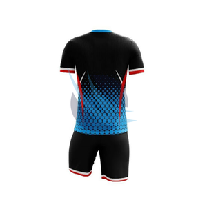 ชุดเครื่องแบบวอลเลย์บอลผ้าโพลีเอสเตอร์100% ระบายอากาศได้ดีแห้งเร็วสำหรับผู้หญิงผู้ชายกางเกงขาสั้นทีม - Product Image 2