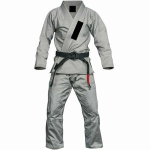 Top Qualité Professionnel Plaine Meilleure Qualité Respirant Matériel Arts Martiaux Pratique Gris Couleur jiu jitsu kimono Uniforme - Product Image 4